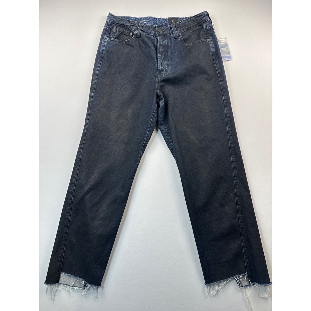 AG Twisted Alexxis High Rise Vintage Fit Jeans Jukebox 31 NWT Raw Hem Straight - Picture 3 of 13